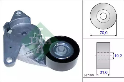 Натяжная планка, поликлиновой ремень INA 534 0441 10