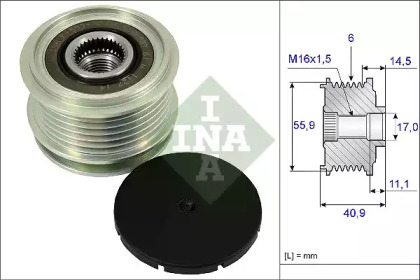 Механизм свободного хода INA 535 0012 10