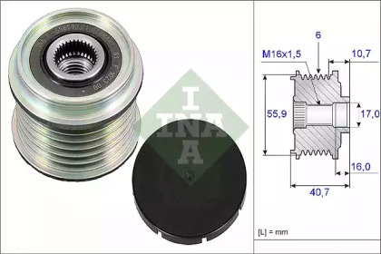 Механизм свободного хода INA 535 0028 10