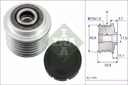 Механизм свободного хода INA 535 0032 10