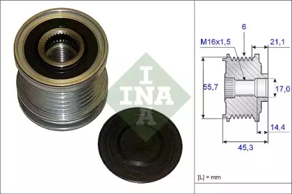 Механизм свободного хода INA 535 0036 10