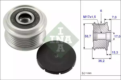 Механизм свободного хода INA 535 0098 10