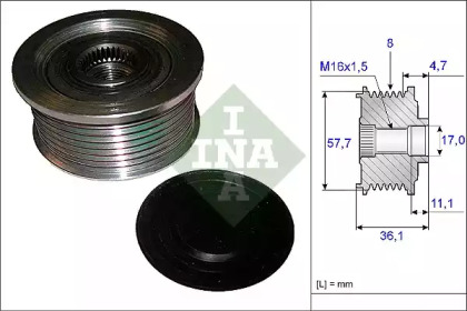 Механизм свободного хода INA 535 0099 10