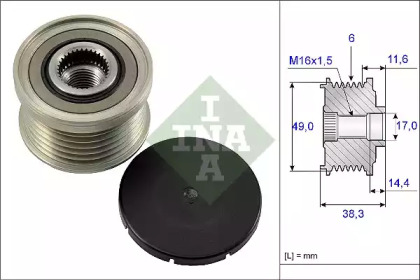 Механизм свободного хода INA 535 0127 10