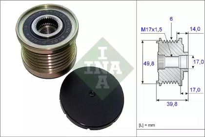 Механизм свободного хода INA 535 0146 10