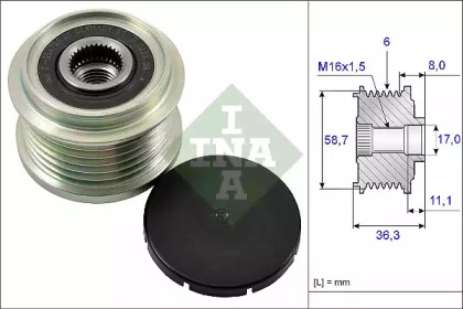 Механизм свободного хода INA 535 0160 10