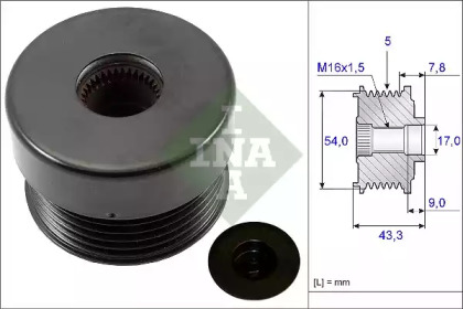 Механизм свободного хода INA 535 0172 10