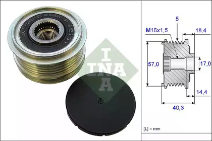 Механизм свободного хода INA 535 0187 10