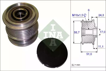 Механизм свободного хода INA 535 0200 10