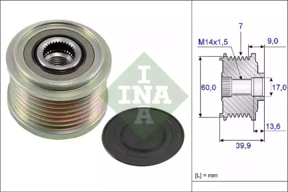 Механизм свободного хода INA 535 0215 10