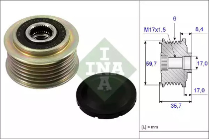 Механизм свободного хода INA 535 0225 10