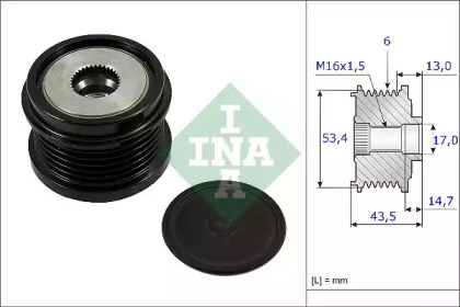 Механизм свободного хода INA 535 0237 10