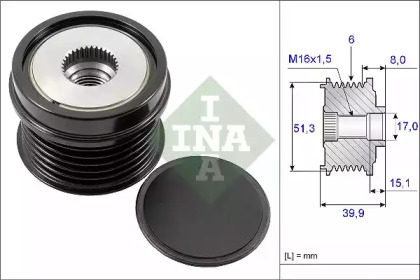 Механизм свободного хода INA 535 0252 10