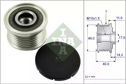 Механизм свободного хода INA 535 0254 10