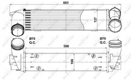 Теплообменник NRF 30386