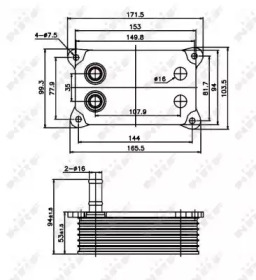 Теплообменник NRF 31071