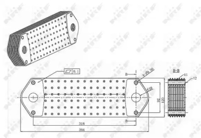 Теплообменник NRF 31196