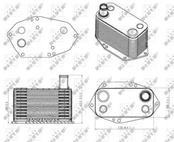 Теплообменник NRF 31307