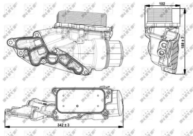 Теплообменник NRF 31351