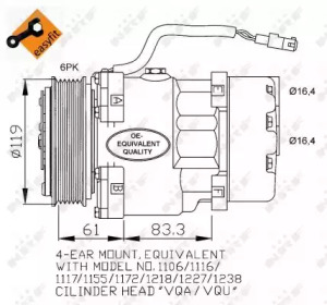 Компрессор NRF 32040