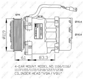 Компрессор NRF 32040G