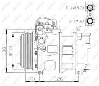 Компрессор NRF 32042G