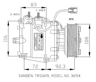 Компрессор NRF 32072G