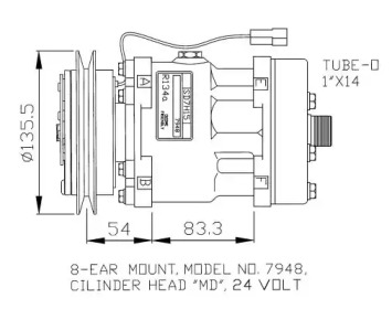 Компрессор NRF 32074G