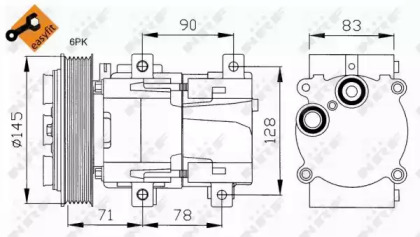 Компрессор NRF 32076G