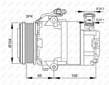 Компрессор NRF 32082G