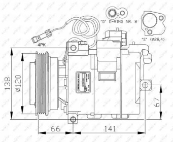 Компрессор NRF 32104G