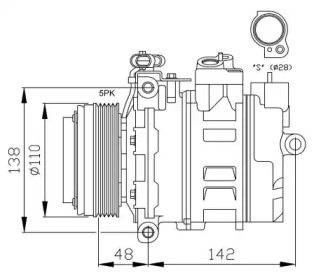 Компрессор NRF 32116G