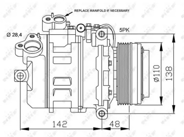 Компрессор NRF 32123G