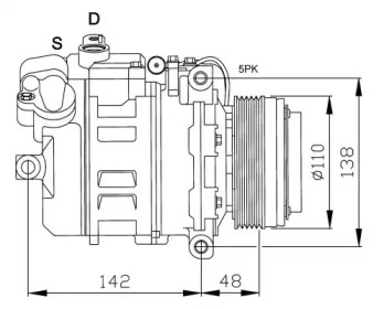 Компрессор NRF 32128G