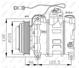 Компрессор NRF 32167G