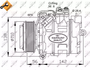 Компрессор NRF 32178