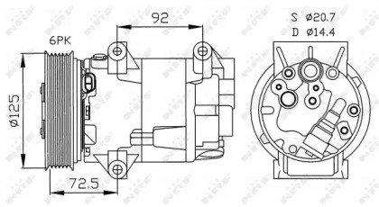 Компрессор NRF 32208G