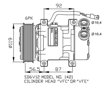 Компрессор NRF 32244G