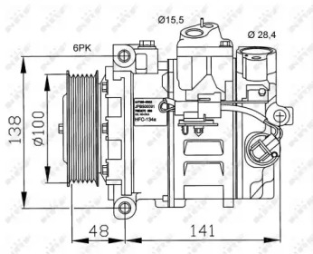 Компрессор NRF 32245G