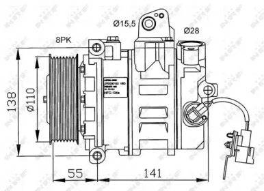 Компрессор NRF 32246G