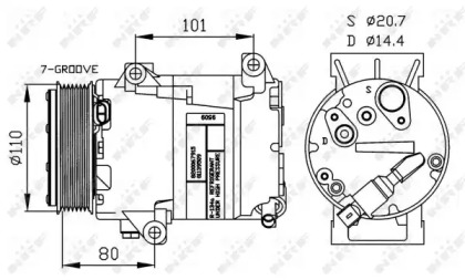 Компрессор NRF 32252G