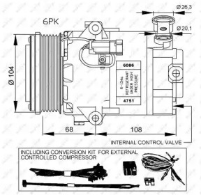 Компрессор NRF 32428G