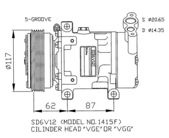 Компрессор NRF 32431G