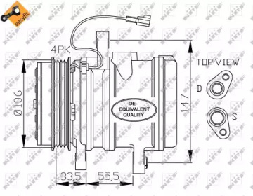 Компрессор NRF 32436G