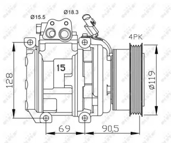 Компрессор NRF 32438G