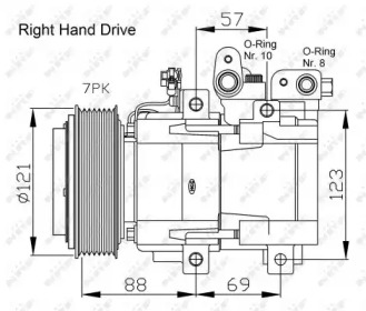 Компрессор NRF 32443G