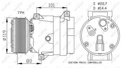 Компрессор NRF 32481G