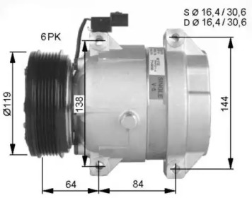 Компрессор, кондиционер NRF 32483G