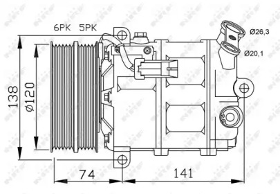 Компрессор NRF 32668G