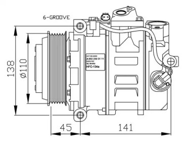 Компрессор NRF 32674G